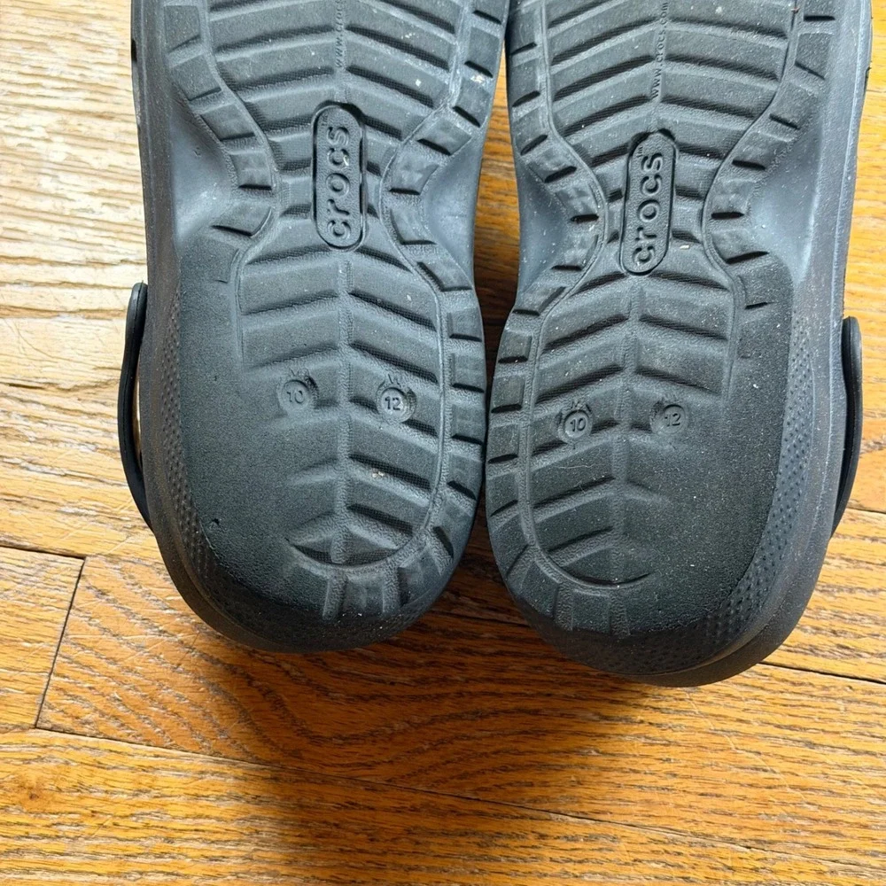 Crocs Specialist II Work Clogs Mens 10 Black Professional Service Shoes